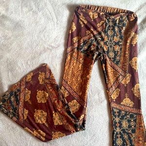 Psychedelic flare pants 🤎